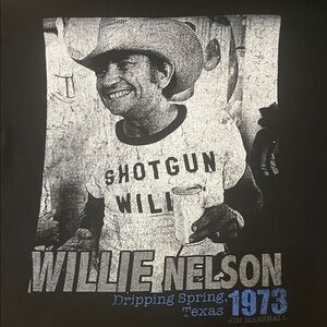 Willie Nelson 1973 Dripping Spring Texas XXL Shirt